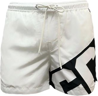 GCDS Witte Strandkleding B1Em 3910Aw 1-10 - Heren - Strandmode - Wit - 2XL - Badmode