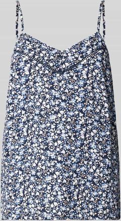 Only Regular Fit Blusentop aus reiner Viskose Modell NALA LIFE in Marine, Gr&ouml;&szlig;e XL