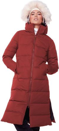 Alpine North KLUANE - Vegan Down Ultra Long Winter Parka in Red at Nordstrom, Size X-Small