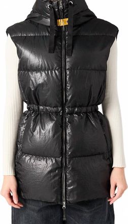 Parajumpers Micol Hooded Vest In Black