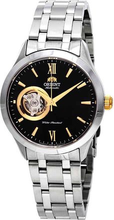 Orient Open Heart Automatic Black Dial Mens Watch FAG03002B0