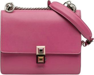 Fendi Pre-owned Shoulder Bags, female, Pink, Size: ONE SIZE Pre-owned Vintage Crossbody Bag