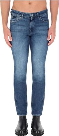 HUGO BOSS H-Delaware Chino Broek - Heren - Slim Fit Jeans - Blauw - W33 L32 - Katoen - Jeans