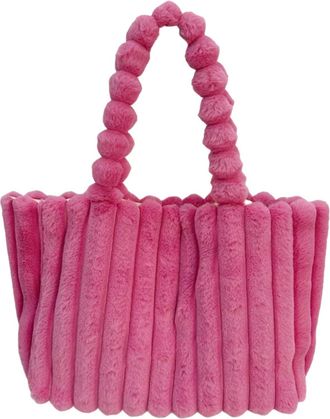 Generic Large Capacity Tote Bag Furry Shoulder Carryall for Women Stylish Spacious Daily Use (One Size)