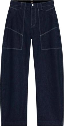 HUGO BOSS C Cargo Balloon Jeans - Dames - Loose Fit Jeans - Blauw - W28 L32 - Katoen - Jeans