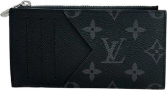 Louis Vuitton Pre-owned Monogram Eclipse Portemonnee - Heren - Vintage Accessoires - Zwart - ONE Size - Vintage