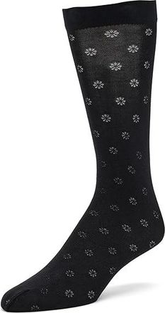 Wolford Daisy Cotton Socks Womens Crew Cut Socks Shoes Black, Cotton/Polyamide