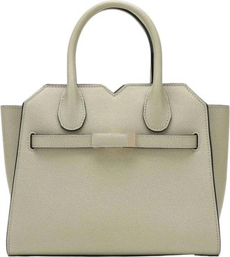 Valextra Tassen, Dames, Groen, ONE Size, Leer, Milano Mini