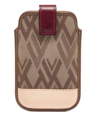 Valentino Garavani Leren telefoontas - Beige