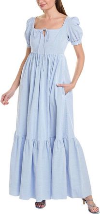 Brooks Brothers Seersucker Maxi Dress