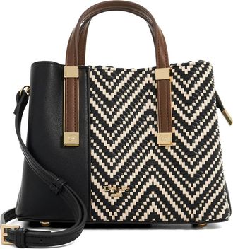 Dune London Womens Accessories Dinkydorry - Textured Tote Bag - Black/White - One Size