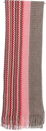 Missoni Zigzag-pattern Fringed Scarf