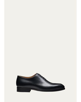 Bergdorf Goodman Mens Leather Wholecut Oxfords