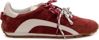 Dsquared2 Sneakers met ronde neus - Heren - Sneakers - Rood - 44 EU - Leer - Schoenen