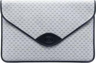Gucci Pre-owned Clutches, female, Gray, Size: ONE SIZE Pre-owned Fabric Clutch