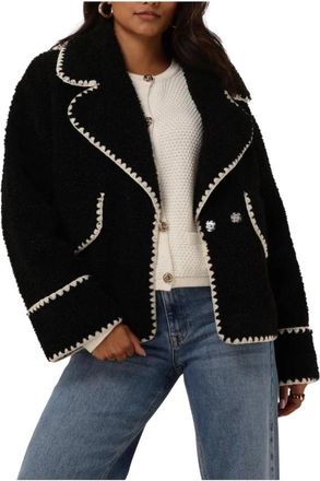 Object Trendy Zwarte Jas voor Vrouwen - Dames - Blazers - Zwart - XS - Jassen
