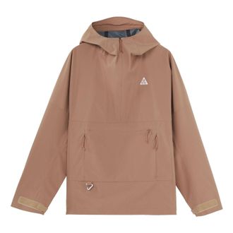 Nike SS22 ACG Solid Color Minimalistic Casual Hooded Jacket Brown DN3910-258