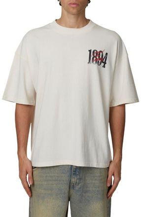 Good For Nothing Boxy-Fit Soaring T-Shirt in Beige at Nordstrom, Size Xx-Large Uk