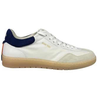 Barracuda Schoenen, Heren, Wit, 43 EU, Leer, Vintage Suede Sneakers