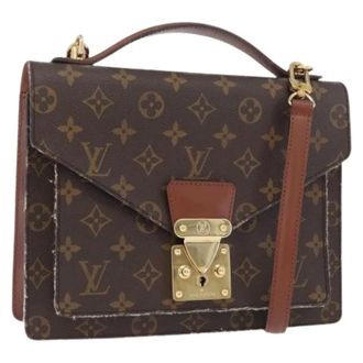 Louis Vuitton Pre-owned Handbags, female, Brown, Size: ONE SIZE Pre-owned Monogram Shoulder Bag