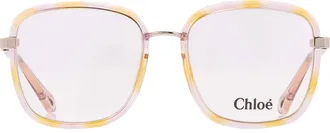 Chlo&eacute; Demo Square Ladies Eyeglasses CH0034O 016 53