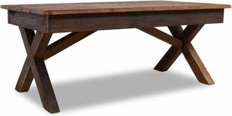 vidaXL Mesa de centro madera reciclada mixta 110x60x45 cm Vidaxl