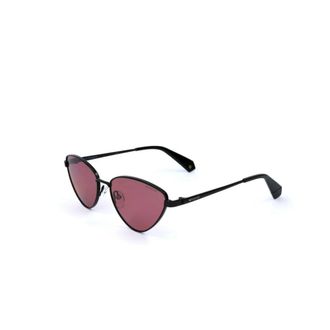 Polaroid Sunglasses, female, Black, Size: ONE SIZE Black Metal Polarized Sunglasses Women