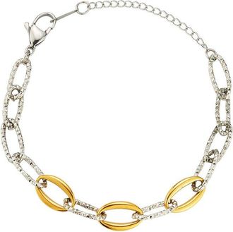 Glaze Jewelry Plated Stainless Steel Bracelet