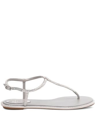 Rene Caovilla embellished sandals - Grey