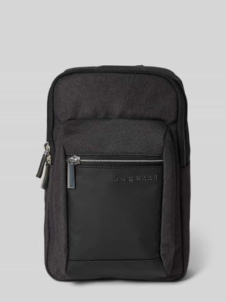 Bugatti Umhängetasche mit Label-Detail in Anthrazit, Größe 1