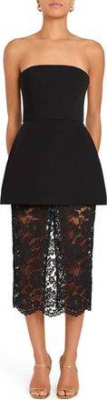 Amanda Uprichard Jada Dress In Black