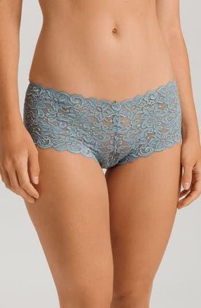 Hanro Luxury Moments Boyleg Briefs in Tourmaline Blue at Nordstrom Rack, Size Large