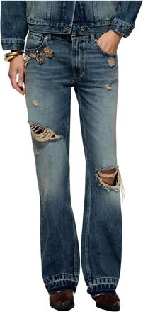 Liu Jo Tejano Pant Straight Spille - Dames - Jeans - Blauw - Maat: W25 Denim
