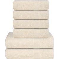 OEM Juego De 6 Servilletas De Tela Frogn Color Crema De 360 G/m&sup2; - Crezuo