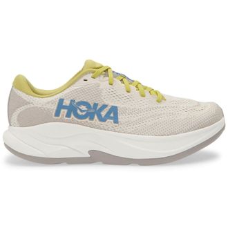Hoka One One Hoka Rincon 4 Synthetic Textile Mens Running Trainers - Birch Cement - Size:UK 10.5