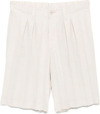 Issey Miyake Pants - Heren - Korte Broeken - Beige - M - Korte Broeken