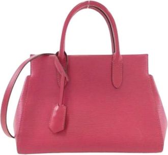 Louis Vuitton Pre-owned Vintage Handbag - Dames - Vintage Handtas - Roze - ONE Size - Leer - Vintage