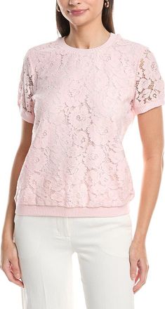 Tahari by ASL Tahari Asl Lace Front Top
