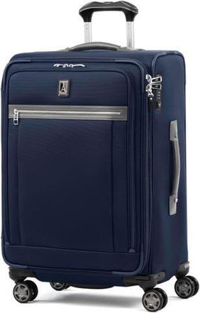 Travelpro Platinum Elite Softside Expandable Medium 25-Inch Checked Luggage in Dark Blue at Nordstrom