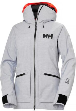 Helly Hansen Powderqueen 3.0 Jacket Skijacke f&uuml;r Damen | grau