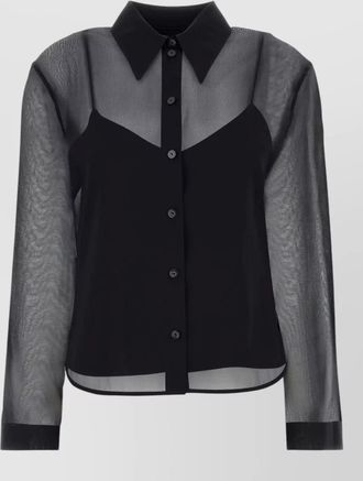 Gucci silk chiffon regular-fit shirt