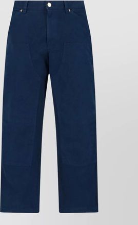 Versace cotton straight-leg carpenter trousers