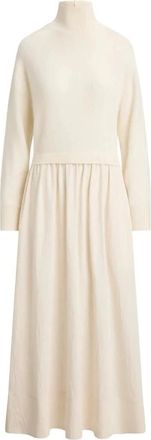 Ralph Lauren Kleedjes, Dames, Wit, M, Gebreide Jurk