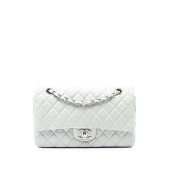 Chanel Pre-owned Vintage Flap Shoulder Bag - Dames - Vintage Schoudertas - Groen - ONE Size - Leer - Vintage