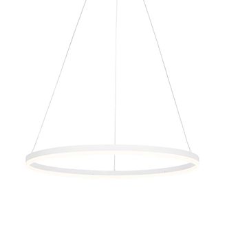 QAZQA L&aacute;mpara colgante de dise&ntilde;o blanca en 3 pasos