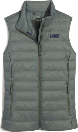 Vineyard Vines Shoreline PrimaLoft Insulated Puffer Vest in Balsam at Nordstrom, Size X-Small