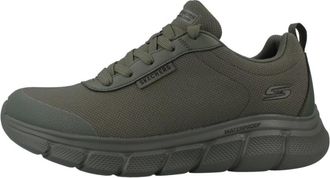 Skechers Heren, Sport, Groen, Maat: 43 EU Synthetisch