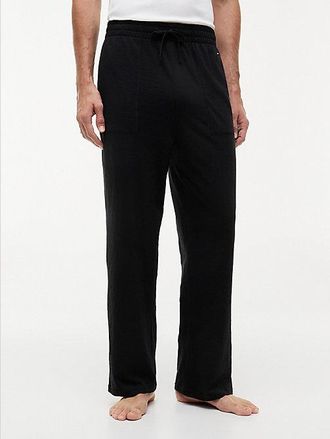 Tommy Hilfiger Flag Embroidery Textured Pyjama Bottoms