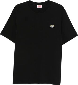 Kenzo T-shirt con applicazione ricamata - Nero