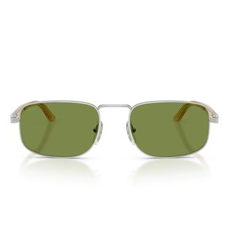 Persol Sunglasses Po1027 S 518/4 E Silver/Green Unisex